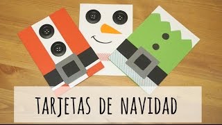 Tarjetas de Navidad 4 ideas fáciles  Vídeo Express [upl. by Halimaj]