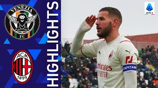 Venezia 03 Milan  Theo Hernandez shines in Milan away win  Serie A 202122 [upl. by Bat917]