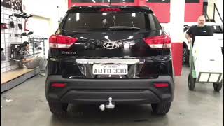 Hyundai Creta  Engate Fixo Homologado  Engate DHF Hyundai Creta  Auto330 Acessórios [upl. by Greenberg]