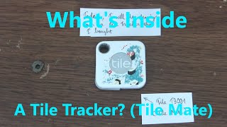 Tile Mate Bluetooth Tracker Teardown [upl. by Egon620]