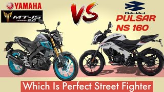 2023 MT 15 vs NS 160 Complete Comparison Video In Tamil [upl. by Ynnam]