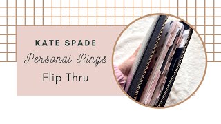 Kate Spade Personal Rings Flip Thru [upl. by Agate]