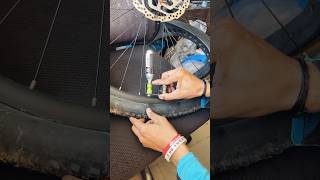 This device inflates tyre in 2 seconds 😱 shorts mtb cycling bikecraft [upl. by Lucchesi]