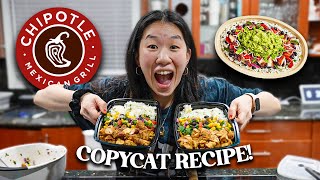 Lets make COPYCAT Chipotle burrito Bowls together TASTES THE SAME [upl. by Niabi619]