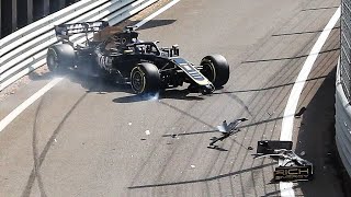 5 bizarre crashes of Grosjean [upl. by Orling]