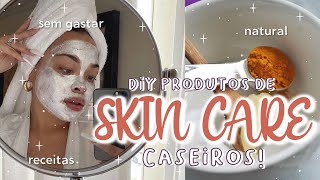 COMO CUIDAR da PELE SEM GASTAR NADA  RECEITAS CASEIRAS de PRODUTOS para SKIN CARE  PELE PERFEITA 🧼 [upl. by Eelyme751]