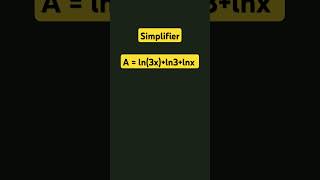 Simplifier lexpression suivante math [upl. by Rrats]