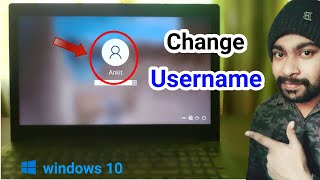 how to change username in windows 10  laptop me username kaise change kare  change pc name [upl. by Ettevahs]