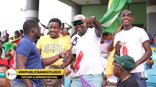 CPL 2023 FAN CHAT Guyanese and the Bajan accent [upl. by Oiceladni419]