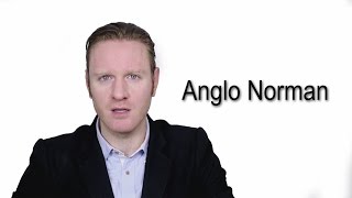 Anglo Norman  Meaning  Pronunciation  Word World  Audio Video Dictionary [upl. by Oicnevuj]