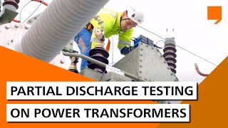 Partial discharge testing on power transformers [upl. by Cathryn]