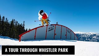 A Tour Through Whistler Terrain Park On Skis [upl. by Lenore]