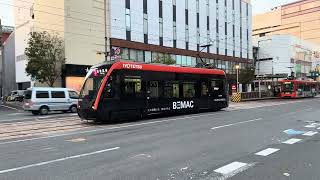 Trams in Matsuyama City 松山市 Ehime Prefecture 愛媛県 [upl. by Sinne]