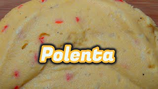 POLENTA CON SABOR  RÁPIDO Y FÁCIL  PASO A PASO [upl. by Haleemak161]