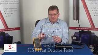 HST Fenwal Heat Detector Tester  Standard Heating [upl. by Worra]