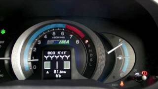 ホンダ新型インサイトのメーター／HONDA NEW INSIGHTmeter [upl. by Lail]