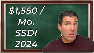 1550 for SSDI in 2024  New SGA for NonBlind Beneficiaries  Social Security Disability [upl. by Sllew]