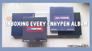 🏷 ❛ STARTING MY ENHYPEN COLLECTION unboxing every album  ༉‧₊˚✧ [upl. by Yehtomit]