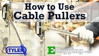 How to Use Cable Pullers and Come Alongs  Tyler Tool [upl. by Knowland]