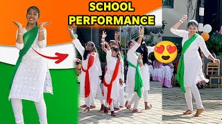 😱My New Costume🔥 School Performance for INDEPENDENCE DAY 🇮🇳 Ammu Bloopers [upl. by Zack]