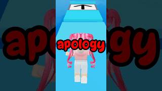 COLLEEN BALLINGER RETURNED REAL APOLOGY ROBLOX NEWSDRAMARANT SHORTS [upl. by Tasiana]