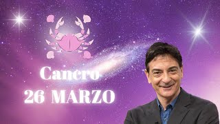 Cancro ♋️ Martedì 26 Marzo 🔮 Oroscopo di Paolo Fox  Luna brontolona il Sole anche di più [upl. by Neddra]