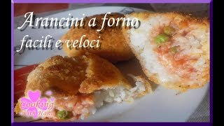 Arancini Al forno  Facili e veloci pronti in 5 MINUTI [upl. by Cornish]