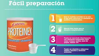 Enterex Proteinex fácil preparación50000 [upl. by Nywnorb]