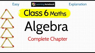 Class 6 Maths Algebra [upl. by Newbill]