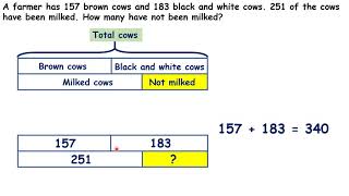 Using bar models to solve a word problem [upl. by Madancy624]