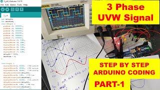 963 3 phase UVW Arduino code  part 1 [upl. by Tolley456]