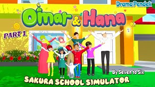 Drama quotOMAR amp HANAquot  Mimi Dah Hilang  PART 1  SAKURA SCHOOL SIMULATOR [upl. by Romano]