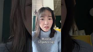 Ania na nie Madzia na tak 😎 językkoreański korean koreanlanguage [upl. by Knoll]