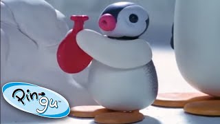 Pinga And The Red Balloon Pingu  Official Channel  Cartoons For Kids [upl. by Dnomar]