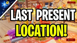 How To OPEN The Last PRESENT In Fortnite Chapter 3 Fortnite Secret Present [upl. by Naquin]