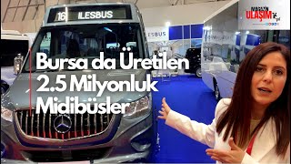 İLESBUSun Milyon Liralık Midibüsleri Busworld Turkey 2022 Fuarında Sergilendi [upl. by Ayatahs999]