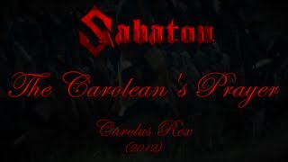 Sabaton  The Caroleans Prayer Lyrics English amp Deutsch [upl. by Monah]