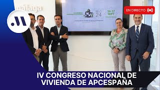 Presentación del IV Congreso Nacional de Vivienda de APCEspaña [upl. by Ellehcirt]