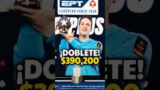 ✌️DOBLETE histórico de ZerosVlogs que gana un nuevo 25k High Roller en el EPTChipre [upl. by Ylrebmic]