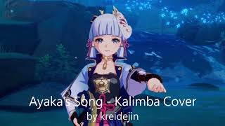 kalimba cover  ayakas fan dance song [upl. by Cowan542]