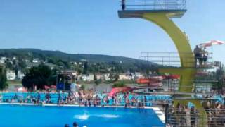 Freibad Sprung aus 10 Meter mit Auerbach [upl. by Jevon]