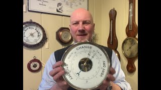 Aneroid barometer mechanism [upl. by Yrgoerg368]