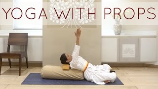 Yoga With Props  Follow Along  SRMD Yoga [upl. by Metzgar]