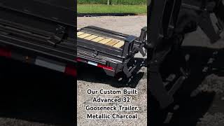 Trailer Gooseneck 32’ Custom Advanced Trailers [upl. by Egamlat]