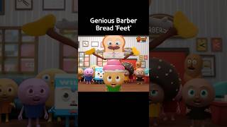 Genious Barber Bread Feet shortvideo shorts [upl. by Yrekcaz279]