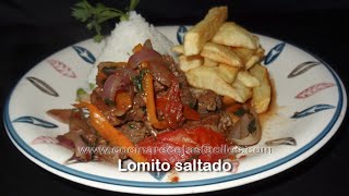 Receta de Lomo Saltado [upl. by Ottie]