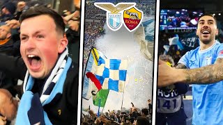 CRAZY ULTRAS GO MENTAL as LAZIO WIN vs ROMA 🔥 [upl. by Rellek]