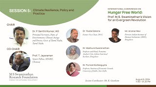 Session V  Climate Resilience Policy and Practices [upl. by Meridith368]