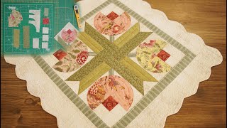 Spring sewing using curves Patchwork tutorial [upl. by Prospero]