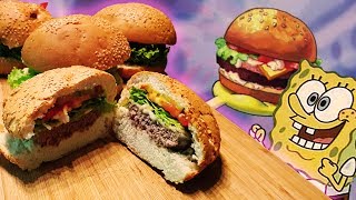 KRABBY PATTY SPONGE BOB Burger from cartoon [upl. by Yelena572]